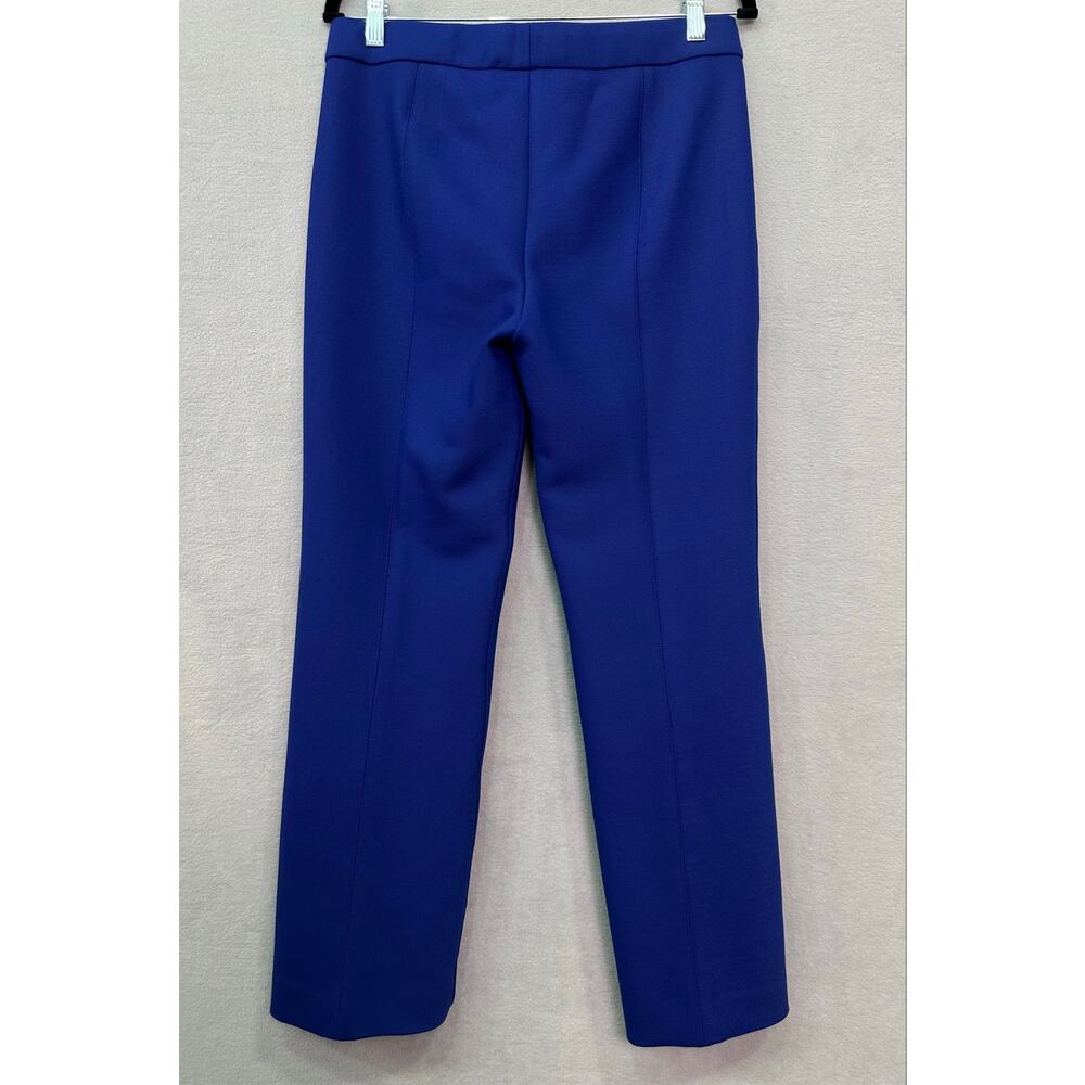 Theory Cardinal Trouser Canton Bistretch Royal Blue Pants Size 8 - Picture 3 of 11